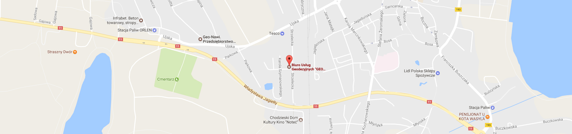 Mapa dojazdu Geo-Map Chodzież